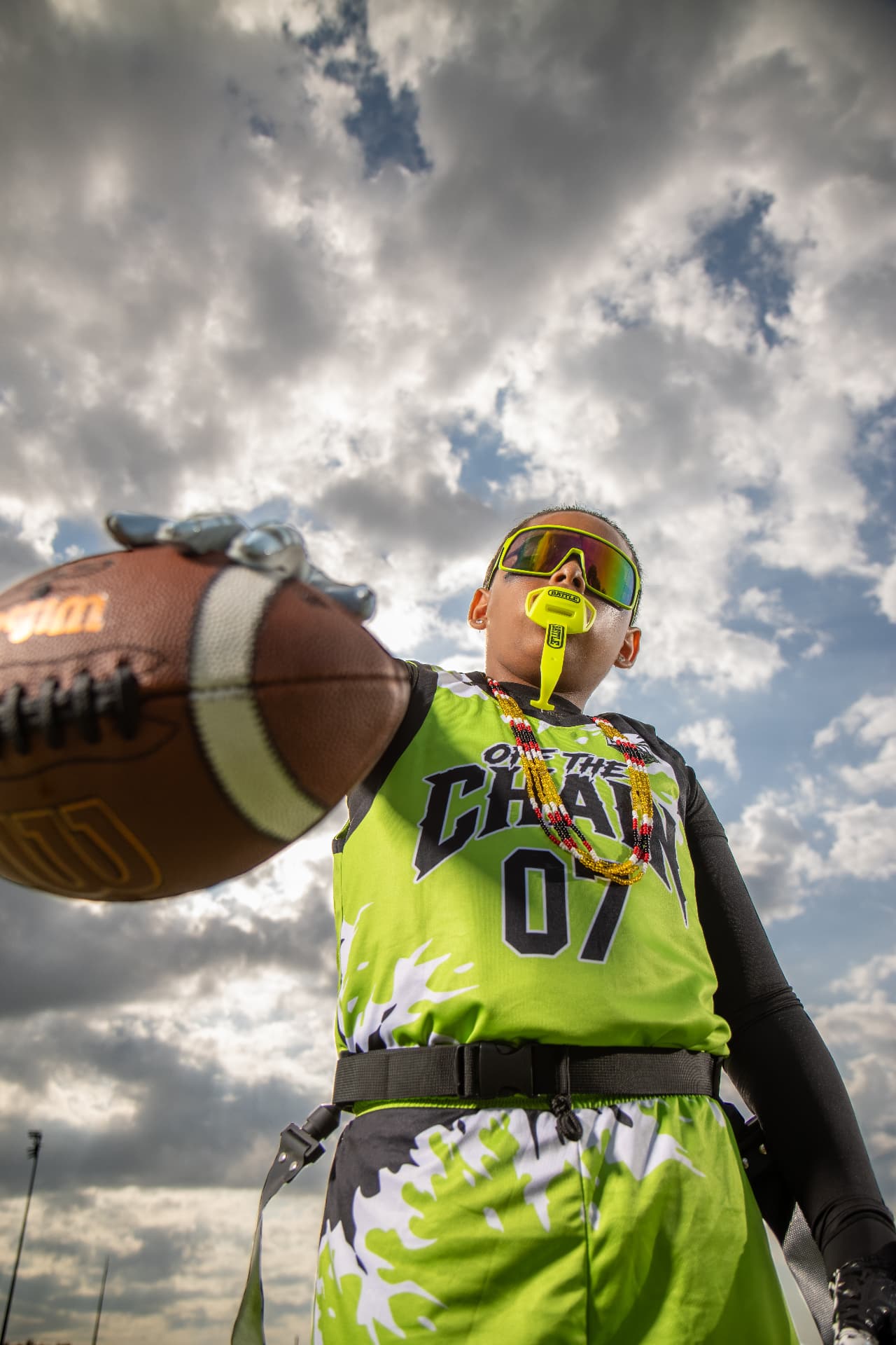 Number 07 — Off The Chain Performance youth flag football, Orlando, Central Florida