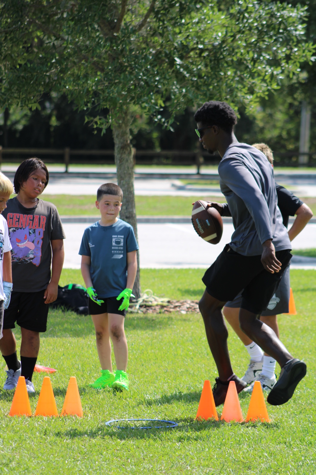 Cone Work — Off The Chain Performance youth flag football, Orlando, Central Florida