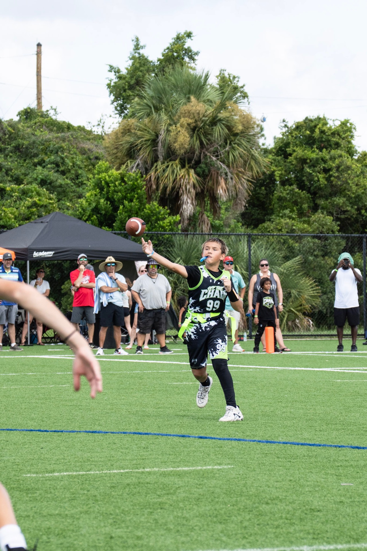 The Throw — Off The Chain Performance youth flag football, Orlando, Central Florida